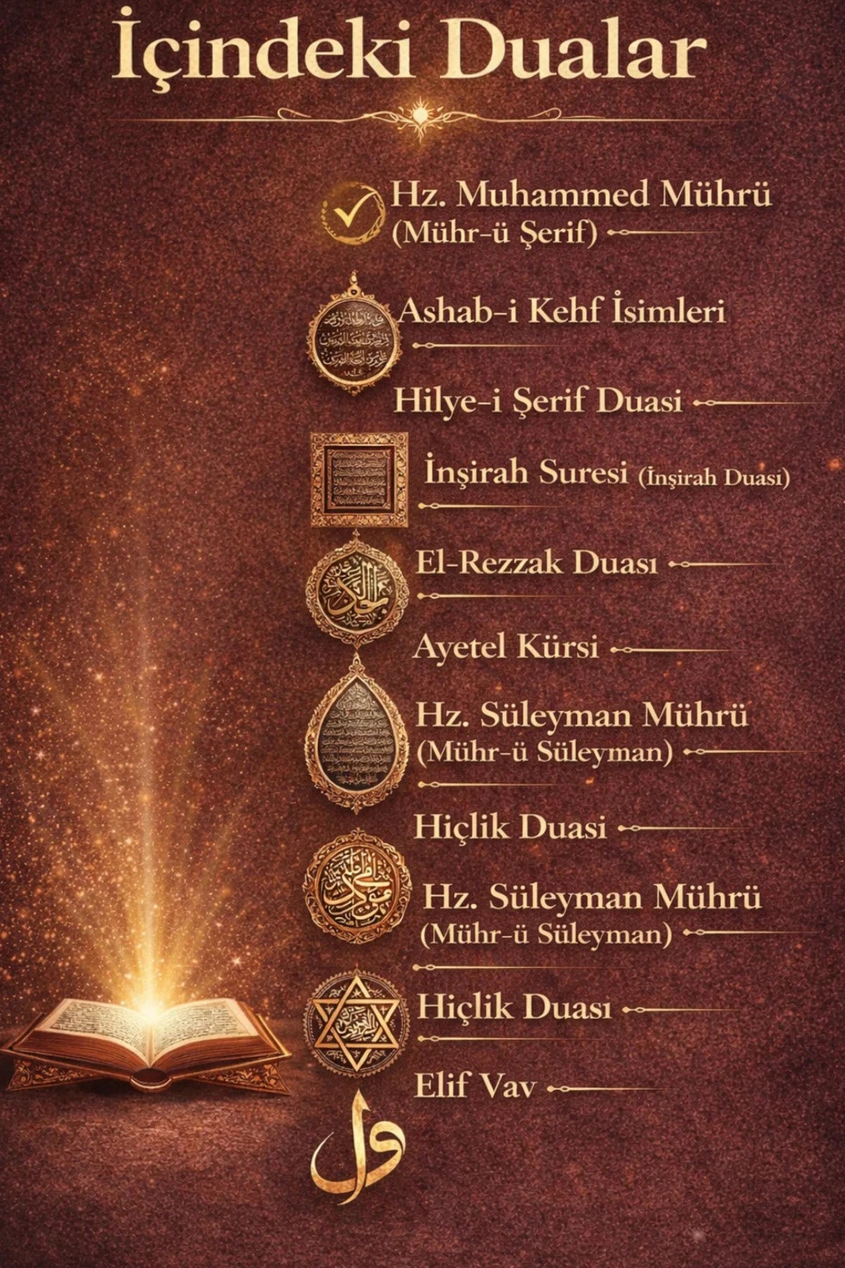 Dualı Bakır Bileklik ve Anahtar Dualı Kolye Seti Manevi Koruma Özel Tasarım Takı Seti