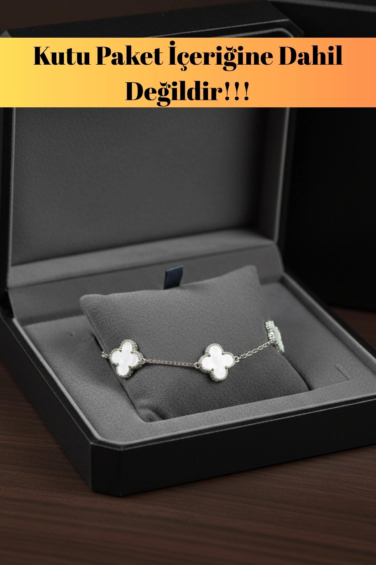 Erkek Kadın Çift Bilekliği Taşlı Royal Pearl Petal Model Çelik Bileklik