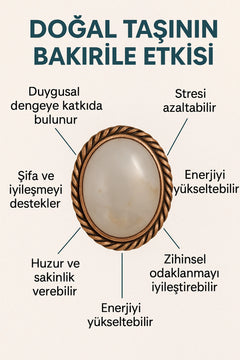 Kırmızı Doğal Akik Taşlı Burgu Desenli El Yapımı Kadın Bakır Bileklik