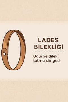 Lades Erkek Bakır Bileklik – Uğur ve Dilek Sembolü Şık Tasarım Bilezik