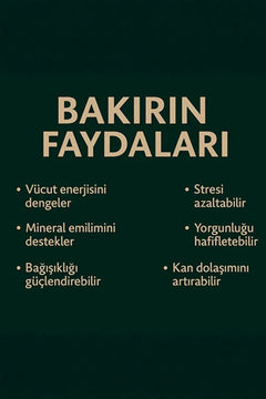 Vav İşlemeli Bakır Bileklik Otantik El İşçiliği Ayarlanabilir Unisex Tasarım