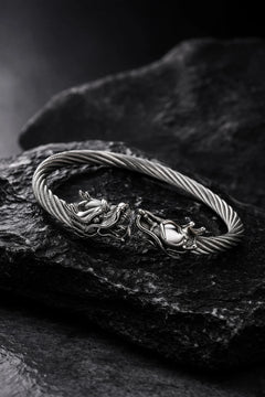 Viking Ejderha Başlı Çelik Bileklik – Güç, Cesaret ve Sadakati Sembolize Eden Erkek Çelik Bileklik