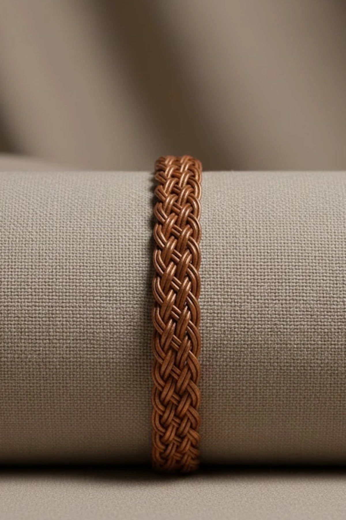 Kadın Bakır Bileklik Örgü Model Otantik Vintage %100 Has Bakır Bileklik