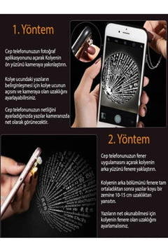 Kadın Gümüş Kolye 100 Dilde Seni Seviyorum Yazılı Rodyum Kaplamalı 925 Ayar Gümüş Kolye